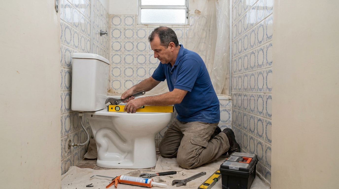 Fixação de vaso sanitário em Passo Fundo-RS